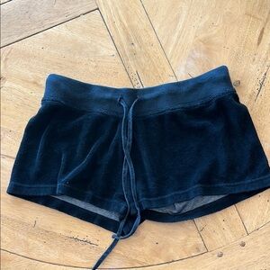 Women's Black Drawstring Shorts